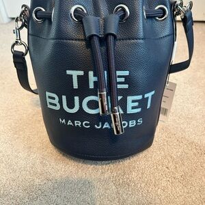 Marc Jacobs Navy Bucket Bag